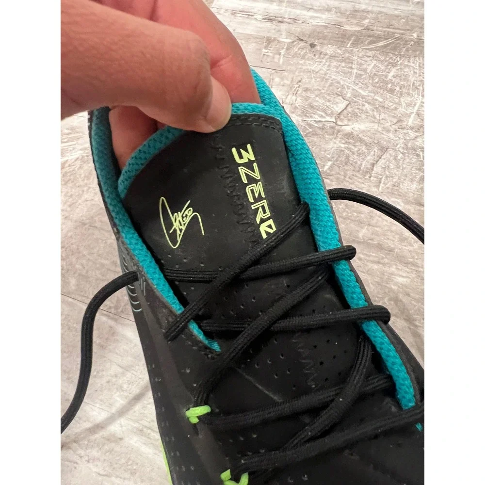 Under Armour Curry SC 3Zero III Basketball Shoes Youth US Mens 7 Black Green